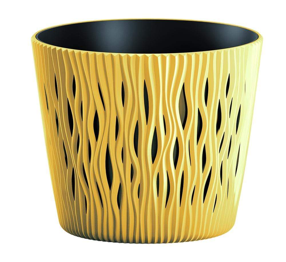 Gardinohu Növénytartók mustár / 13 cm Kaspó Sandy Betéttel