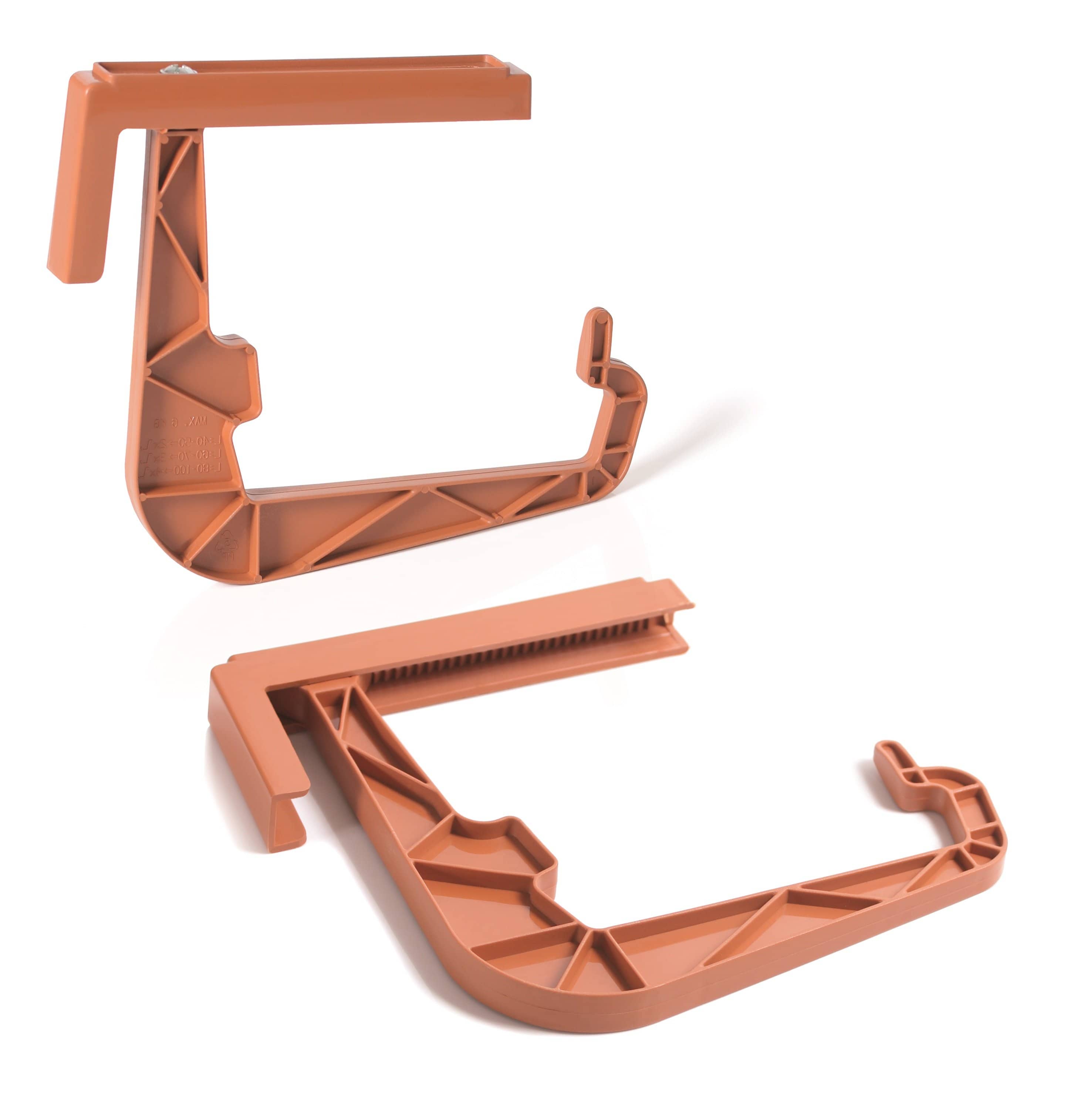 Gardinohu Növénytartók terra / 2x25x19 cm Balkonládatartó Hangplast Terra Műanyag (1db)