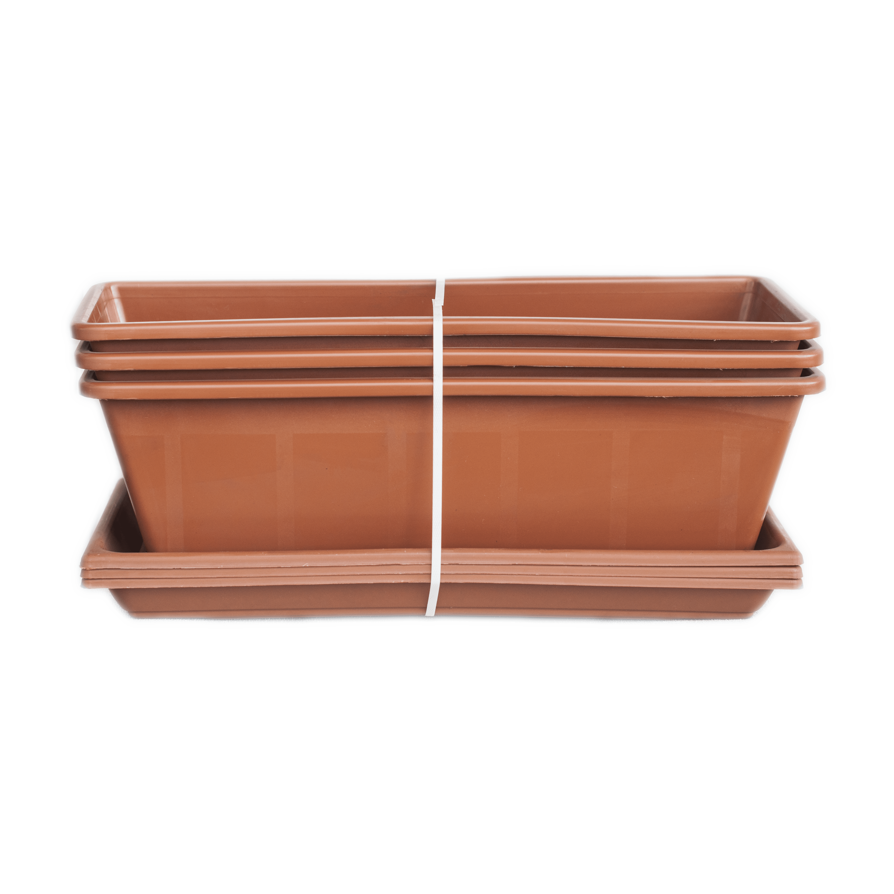 Gardinohu Növénytartók terra / 60 cm Balkonláda Szett 3 Db