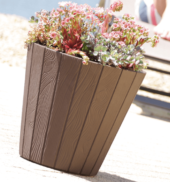 Gardinohu Növénytartók Woodee Kerek Virágtartó