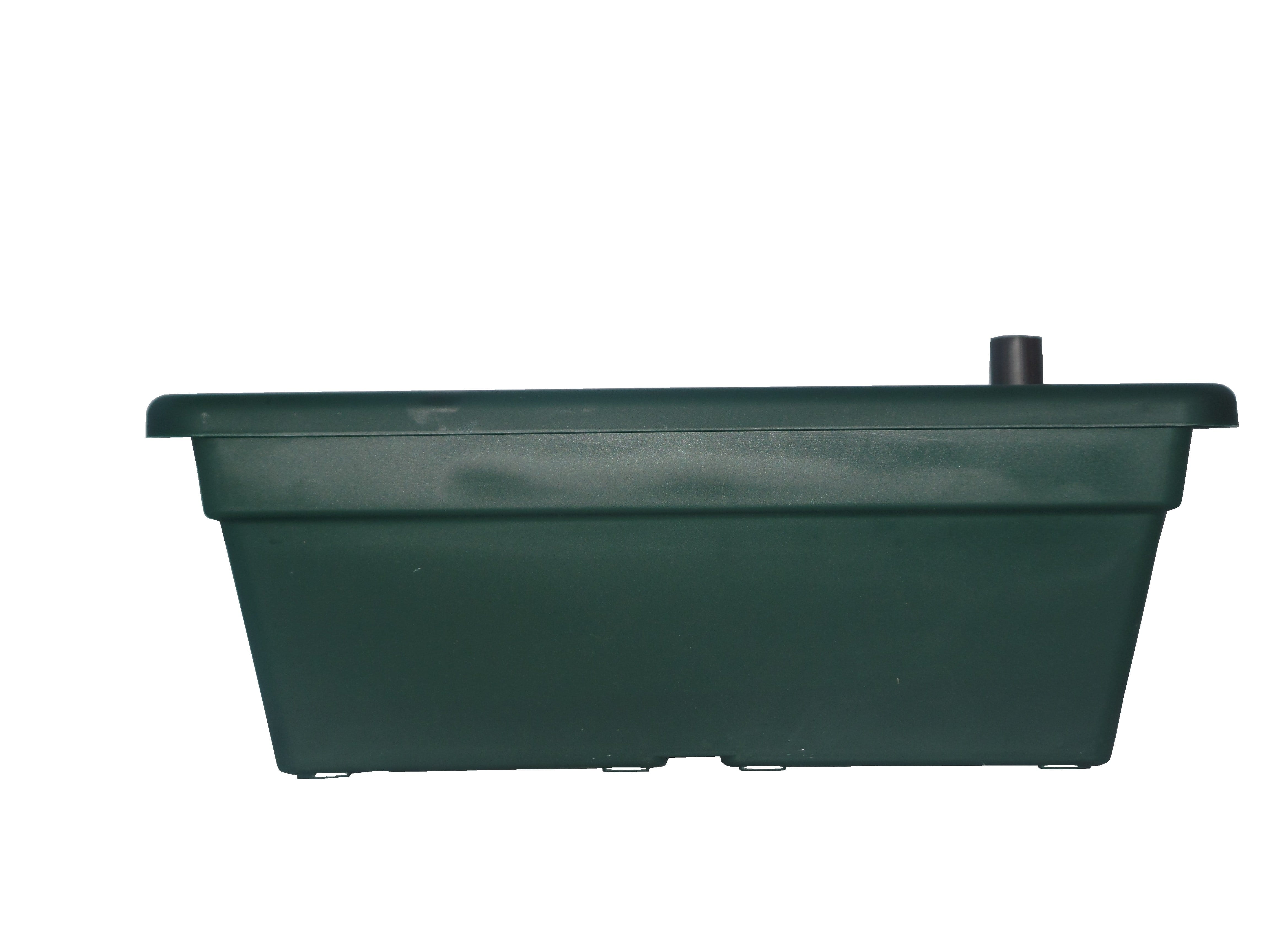 Gardinohu Növénytartók zöld / 40 cm Balkonláda Muskátli Önöntözős