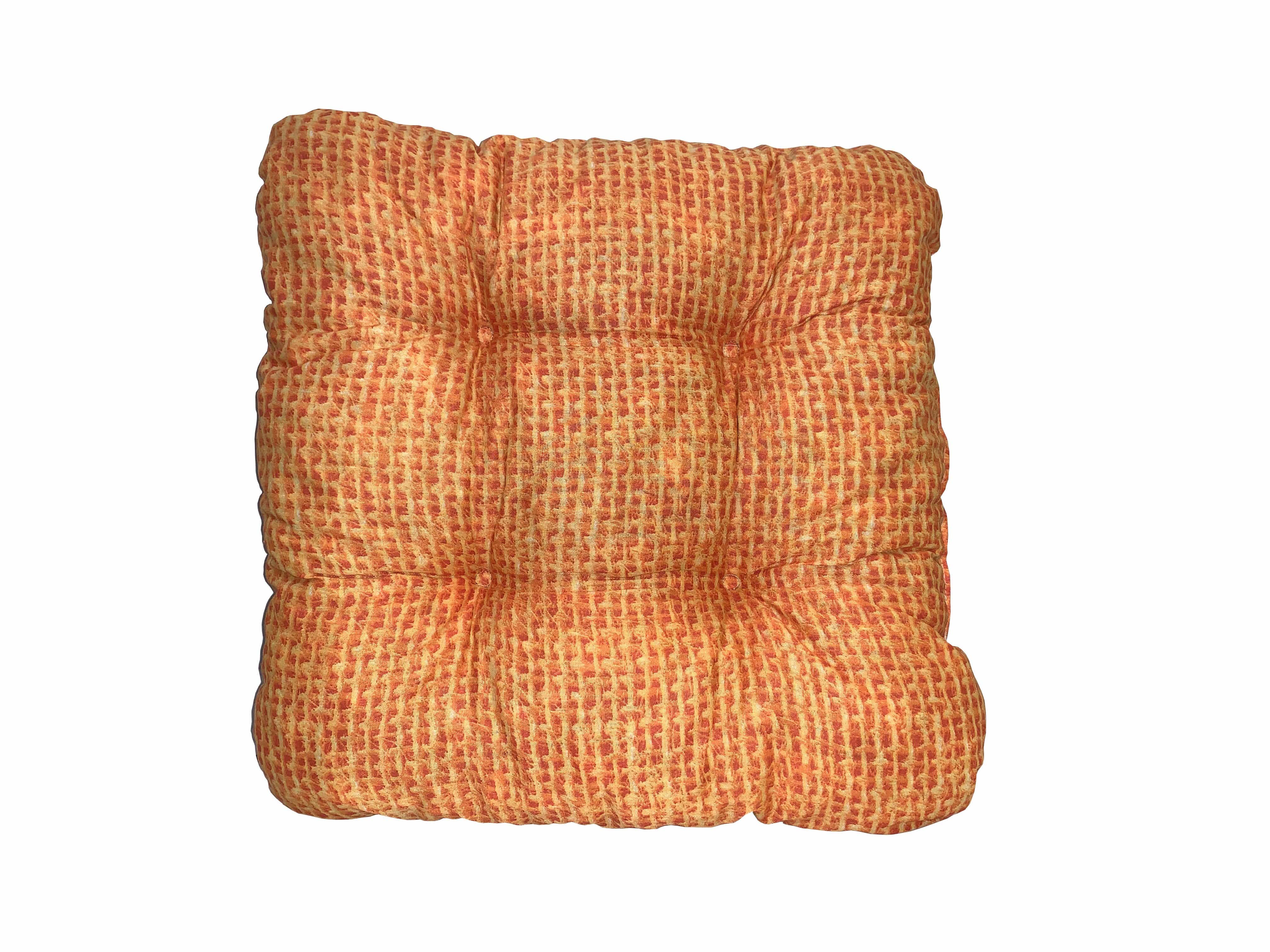 Gardinohu Otthon_és_konyha narancs / 38 cm x 38 cm Ülőpárna Puffy