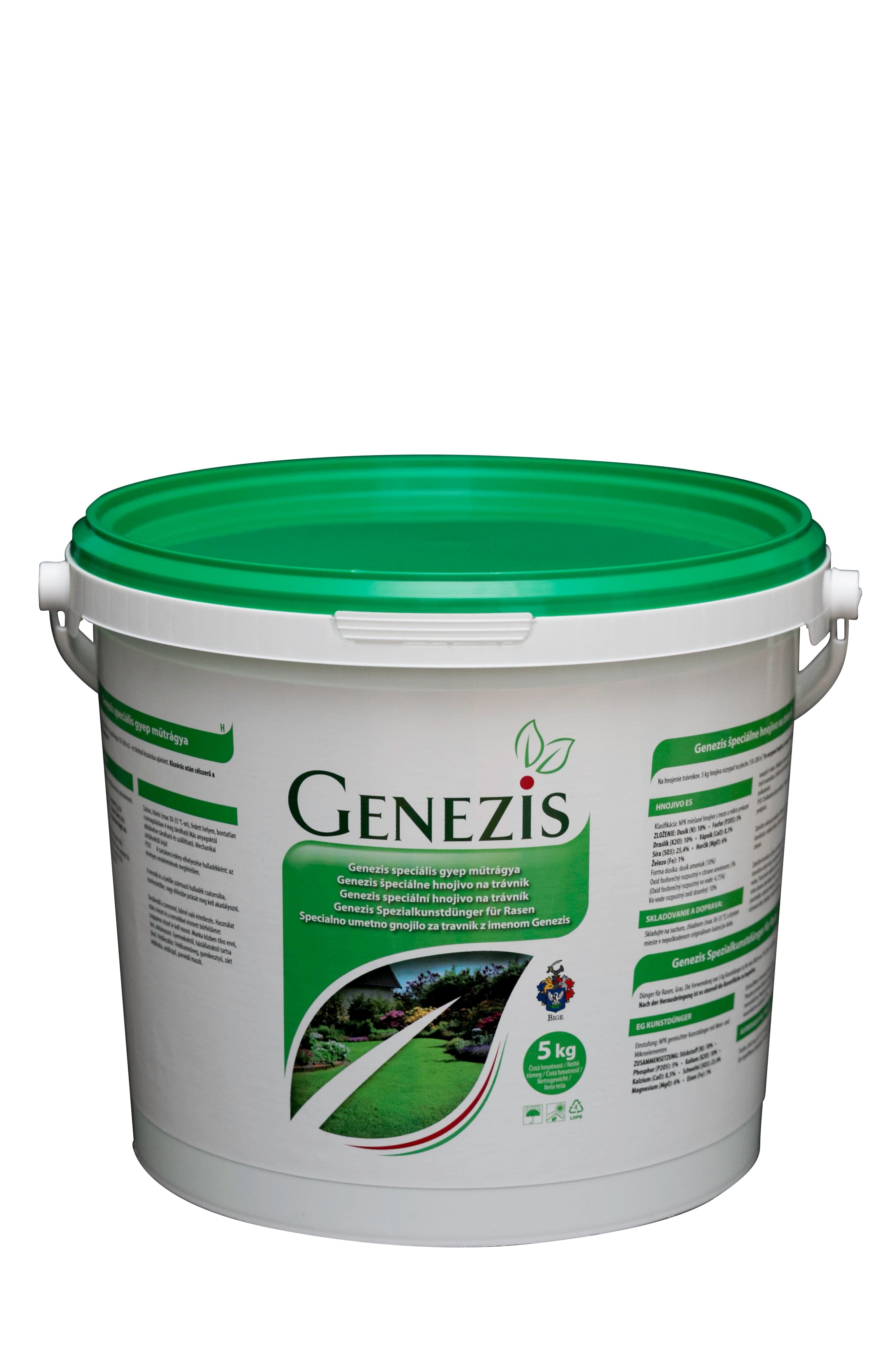 Péti Ápolás_és_gondozás 5kg Genezis Vödrös Gyeptrágya 5kg