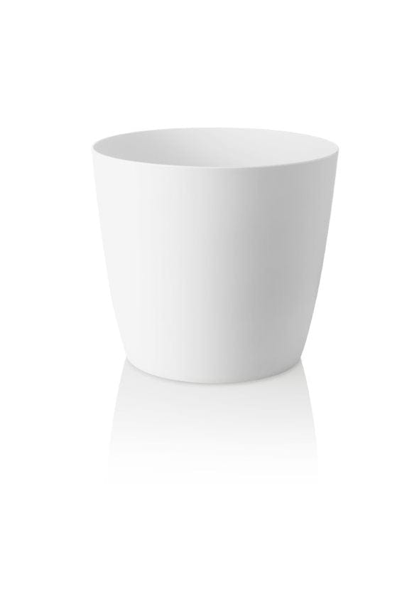Plastkon Növénytartók Matt Fehér / 35 cm Ella Ella Twist'n'Roll Kaspó