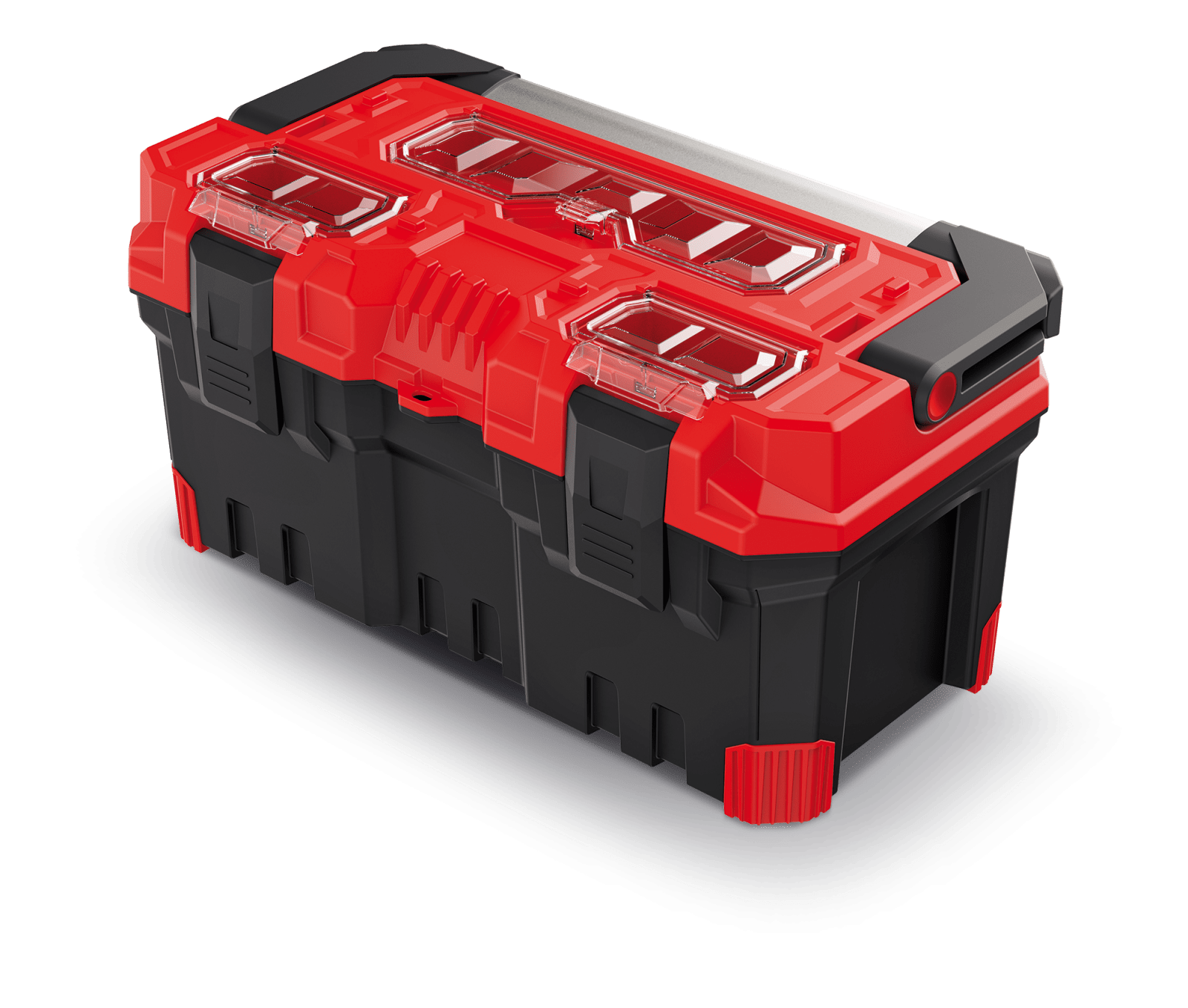 Prosperplast 49 x 26 x 24 cm / piros Kistenberg Titan Plus Szerszámosláda 50 Alumínium fogantyúval