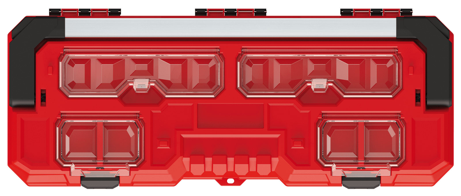 Prosperplast 75 x 30 x 30 cm / piros Kistenberg Titan Plus Szerszámosláda 75 Alumínium Fogantyúval