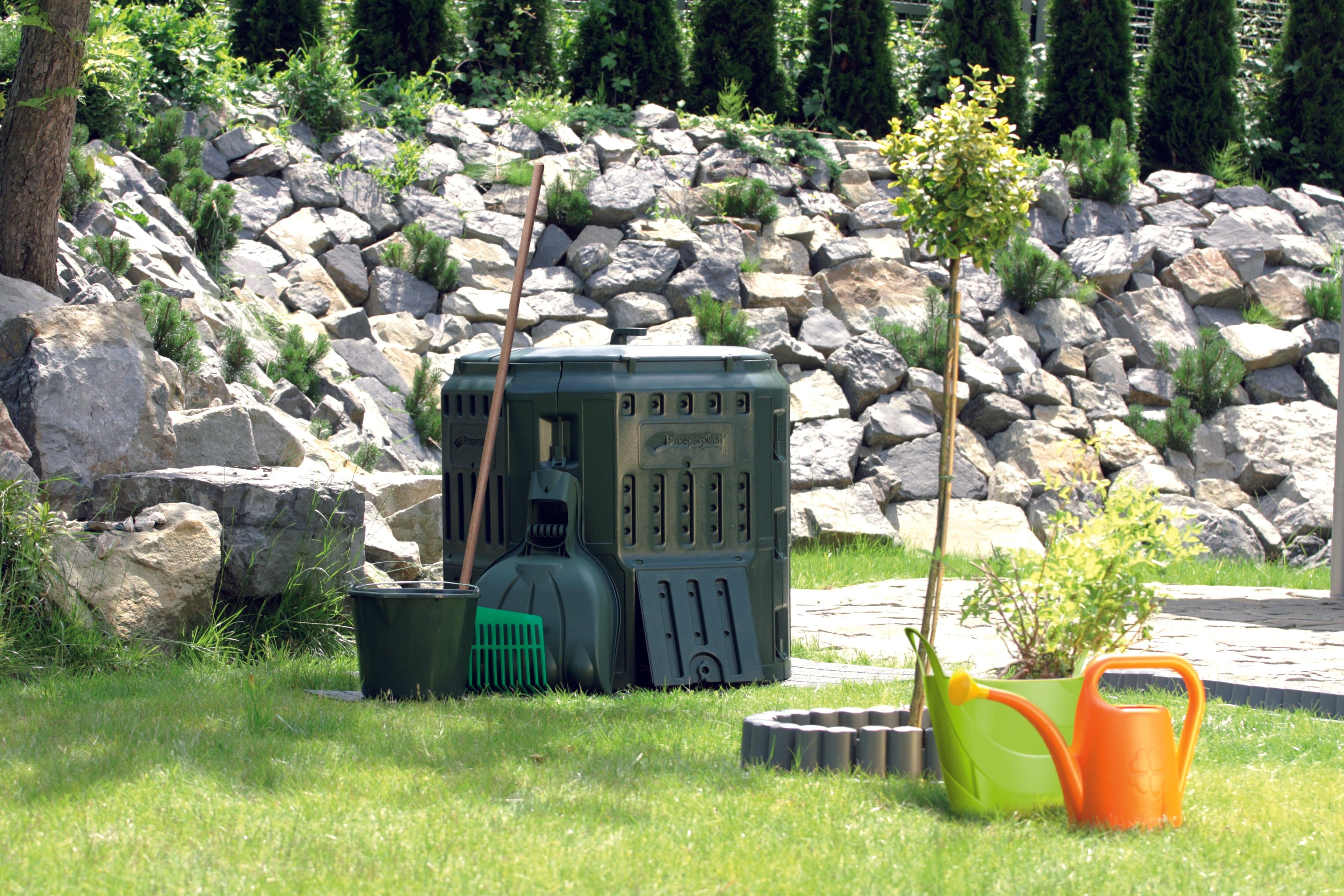 Prosperplast 900L / zöld Komposztáló Láda Compothermo 900L