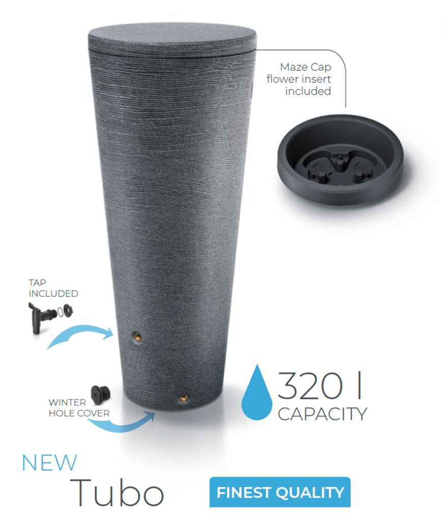 Prosperplast Kerti kiegészítők 320 / gránit Tubo Esővízgyűjtő 320L