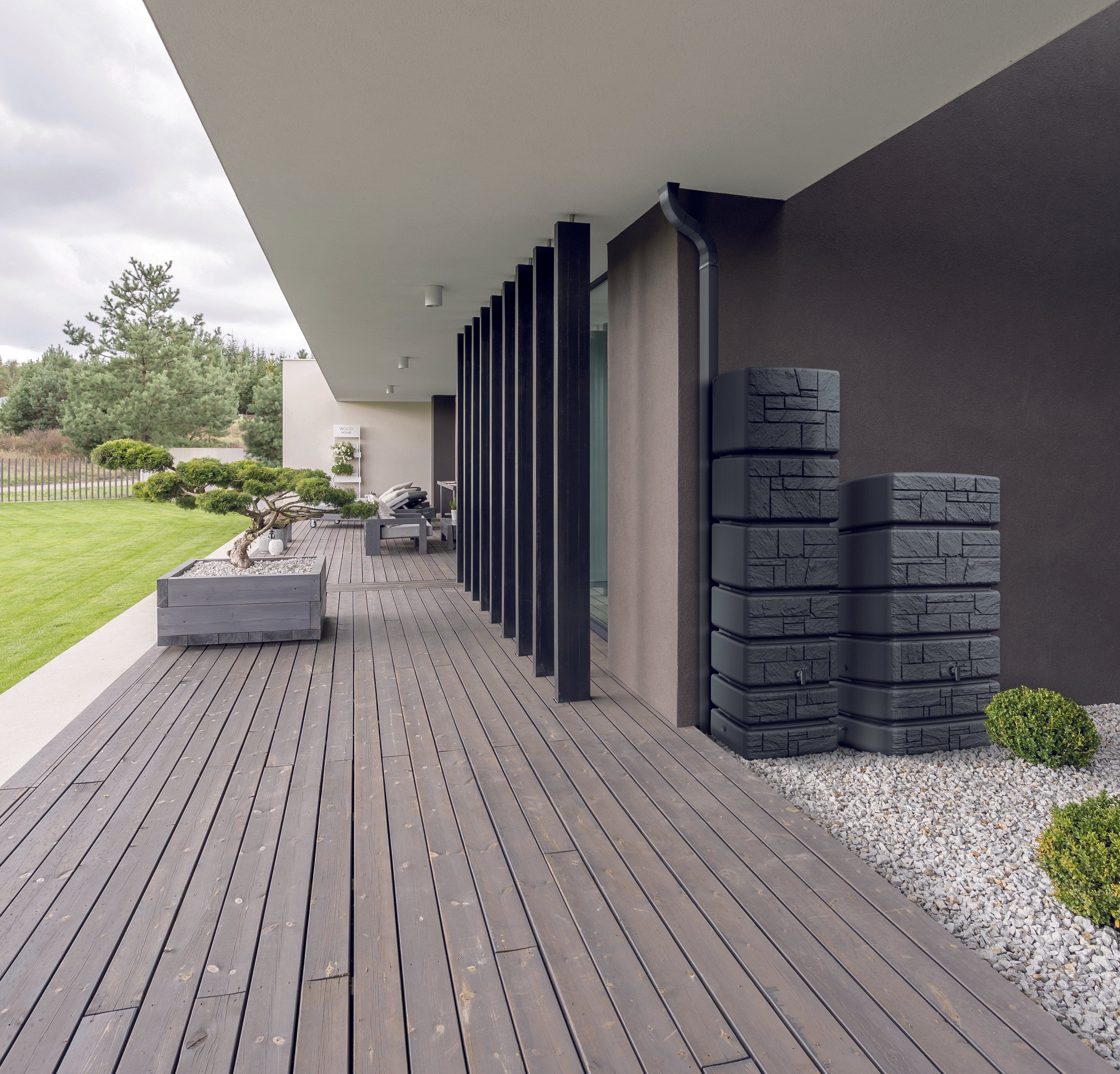 Prosperplast Kerti kiegészítők 350L Towerstone Esővízgyűjtő 350L