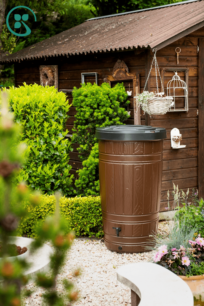 Prosperplast Kerti_kiegészítők barna / 265L Woodcan Esővízgyűjtő 265L