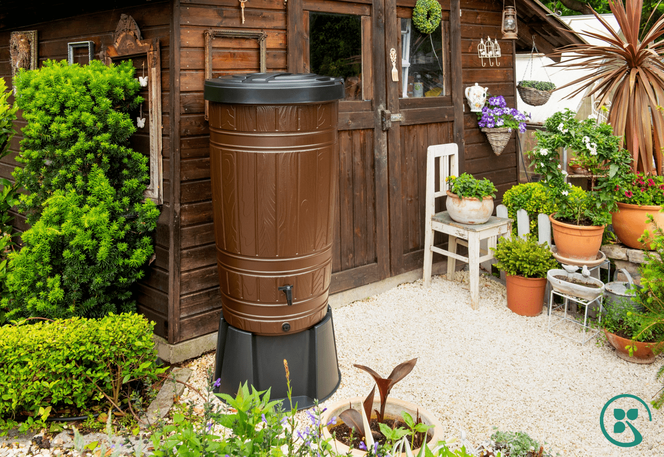 Prosperplast Kerti_kiegészítők barna / 265L Woodcan Esővízgyűjtő 265L