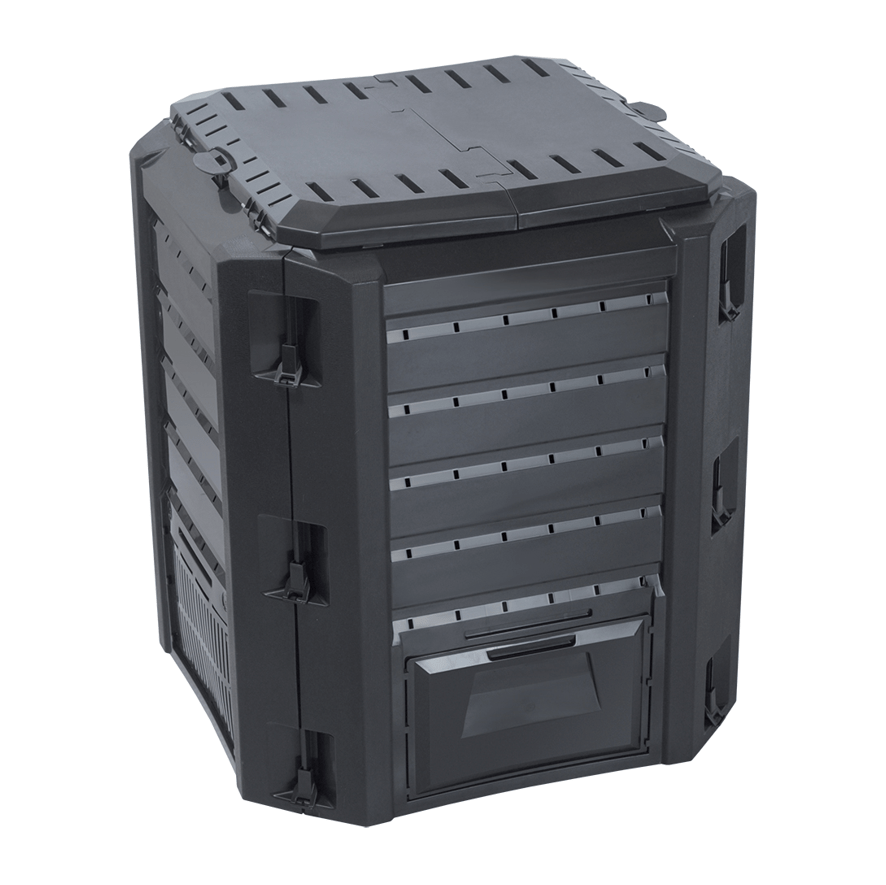 Prosperplast Kerti_kiegészítők fekete / 380L Komposztáló Láda Compogreen 380L