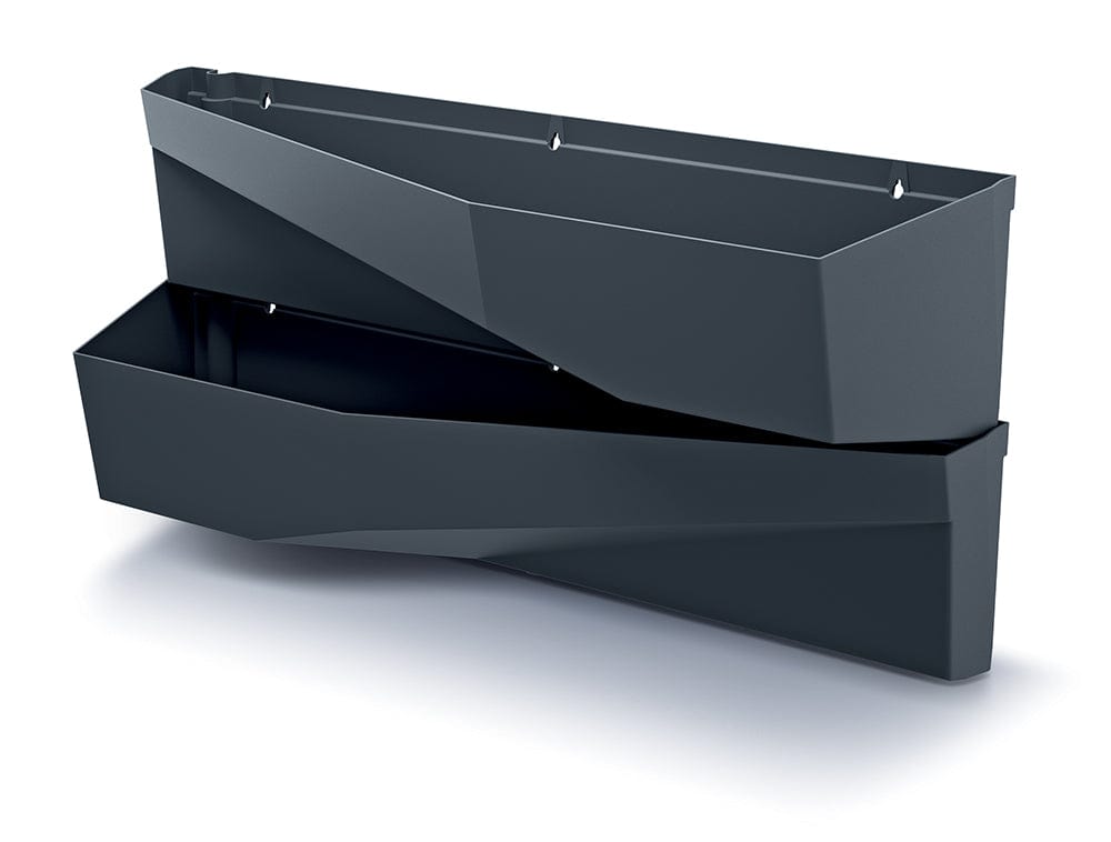 Prosperplast Növénytartók antracit Cascade Garden Wall fali kaspók