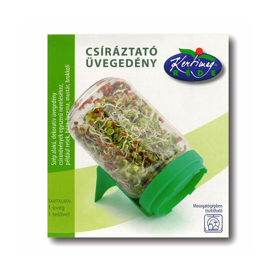 Réde Ápolás_és_gondozás Salátaborsó Csíráztató Üvegedény