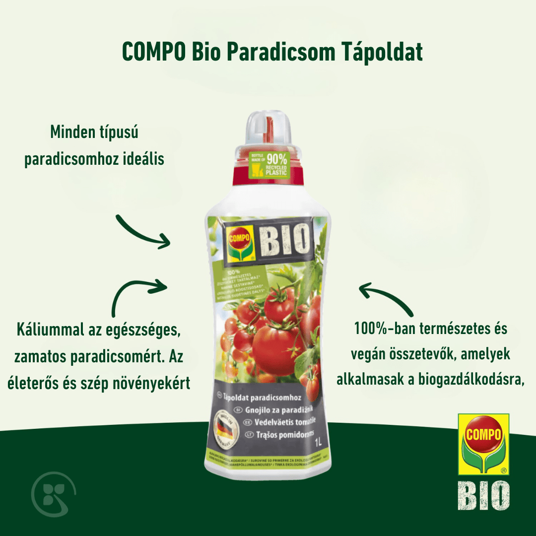 COMPO Ápolás_és_gondozás 1 l Compo BIO Paradicsom Tápoldat 1L