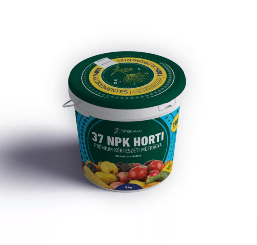 COMPO Ápolás_és_gondozás 5 kg 37 NPK HORTI Prémium Kertészeti Műtrágya