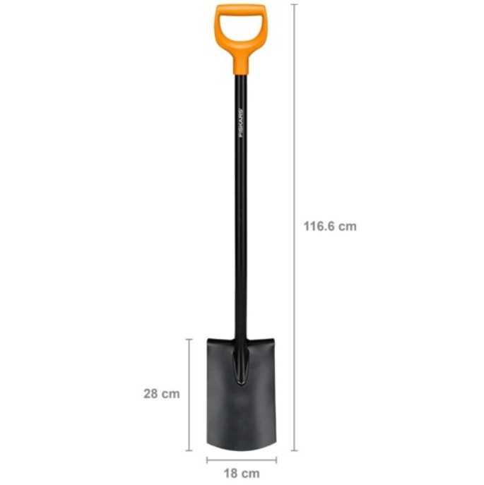 Fiskars Kerti kiegészítők FISKARS Solid Kerek Ásólapát