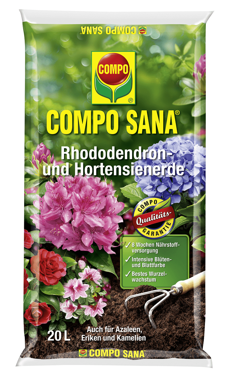 Gardinohu Ápolás_és_gondozás 20 l Compo Sana Rhododendronföld
