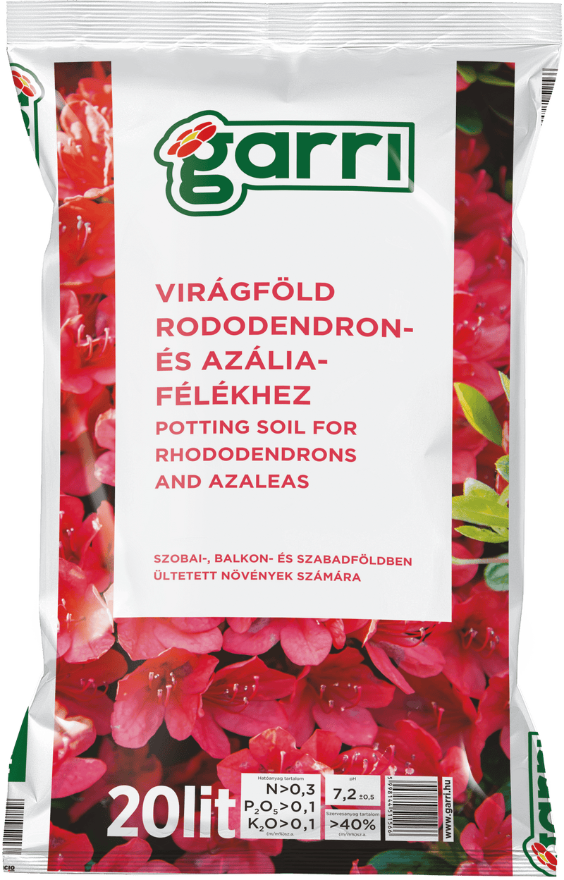 Gardinohu Ápolás_és_gondozás 20 l Garri Virágföld Rododendron És Azália