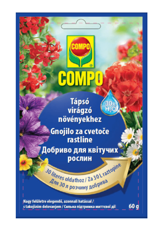 Gardinohu Ápolás_és_gondozás 60g Compo Tápsó Virágzó Növény