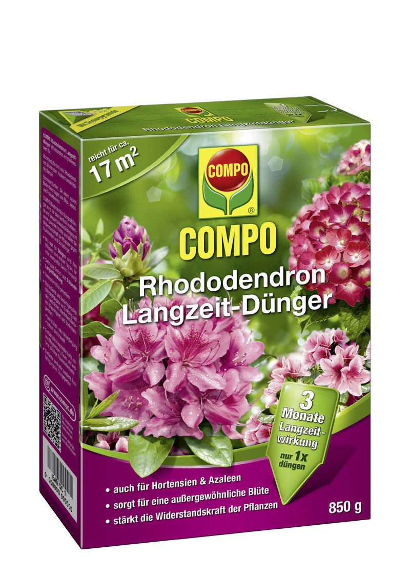 Gardinohu Ápolás_és_gondozás 850 g Compo Hosszanható Rhododendrontáp