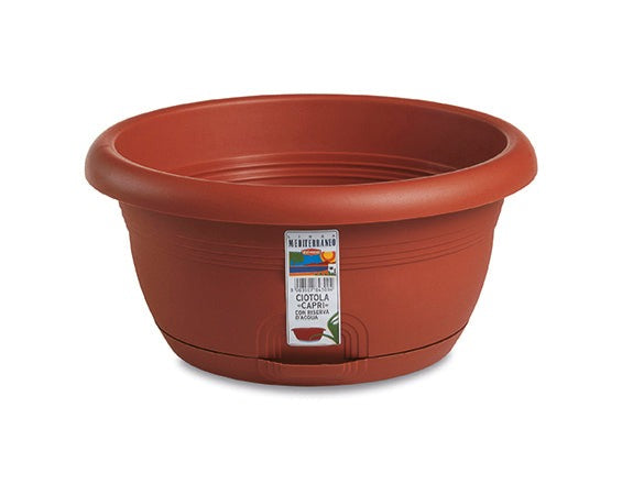 Stefanplast Növénytartók terra / 20 cm Capri Tál Alátéttel